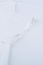 Load image into Gallery viewer, V Neck 3/4 Sleeve High Low Hem Shirt
