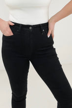 Load image into Gallery viewer, Judy Blue High Waist "Control Top" with Shark Hem &amp; Back Shield Pkt Skinny Jeans
