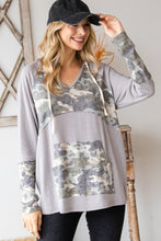 Load image into Gallery viewer, Hopely Long Sleeve Hoodie with Contrasted Detailing
