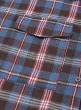 Load image into Gallery viewer, Plaid Slit High-Low Shirt with Pockets
