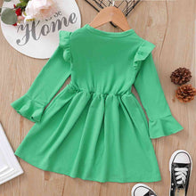 Load image into Gallery viewer, FEEL GOOD Graphic Flounce Sleeve Dress
