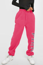 Load image into Gallery viewer, Simply Love Full Size PINK Graphic Sweatpants
