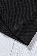 Load image into Gallery viewer, Crewneck Buttons Ribbed Knit Long Sleeve Top
