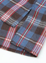Load image into Gallery viewer, Plaid Slit High-Low Shirt with Pockets
