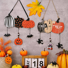 Load image into Gallery viewer, Halloween Decorations Wooden Pumpkin Hanging Ornaments
