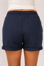 Load image into Gallery viewer, Drawstring Waist Cuffed Shorts
