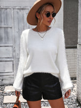 Load image into Gallery viewer, Lace Detail Cutout Long Sleeve Pullover Sweater
