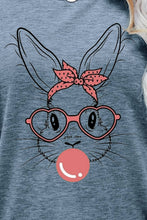 Load image into Gallery viewer, Easter Bunny Graphic Round Neck T-Shirt

