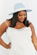Load image into Gallery viewer, Fame Summer Blues Fedora Hat
