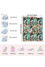 Load image into Gallery viewer, Western Style Pattern Large Flannel Blanket
