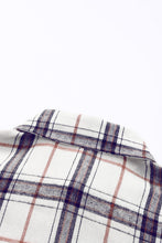 Load image into Gallery viewer, Plaid High-Low Shacket with Slit
