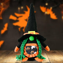 Load image into Gallery viewer, Halloween Decoration Pumpkin Gnome Ornament
