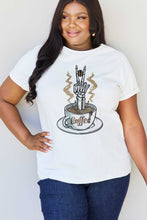 Load image into Gallery viewer, Simply Love Full Size COFFEE Graphic Cotton Tee
