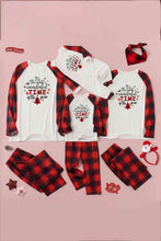 Load image into Gallery viewer, Slogan Graphic Top and Plaid Pants Set
