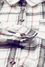 Load image into Gallery viewer, Plaid High-Low Shacket with Slit
