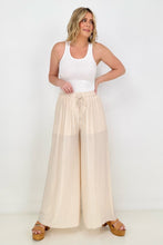 Load image into Gallery viewer, Zenana Woven Pleated Wide Leg Pants With Lining
