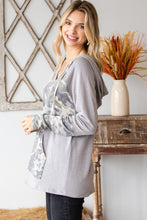 Load image into Gallery viewer, Hopely Long Sleeve Hoodie with Contrasted Detailing
