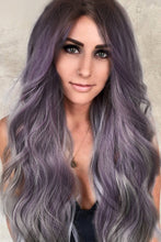 Load image into Gallery viewer, Elegant Wave Full Machine Synthetic Wigs in Purple 26''
