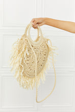 Load image into Gallery viewer, Fame Found My Paradise Straw Handbag
