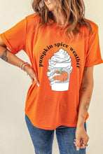 Load image into Gallery viewer, Pumpkin Spice Weather Graphic Tee
