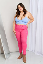 Load image into Gallery viewer, Zenana Full Size Textured Spaghetti Strap Bralette in Spring Blue
