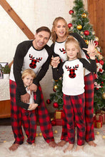 Load image into Gallery viewer, Reindeer Graphic Top and Plaid Pants Set
