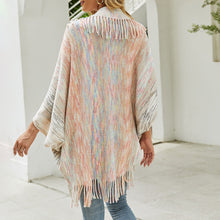 Load image into Gallery viewer, Ultra Soft Oversized Lapel Neck Batwing Sleeve Fringe Sweater Cardigan
