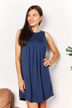 Load image into Gallery viewer, Double Take Round Neck Sleeveless Mini Dress
