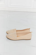 Load image into Gallery viewer, Forever Link Rhinestone Flats in Beige
