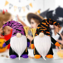 Load image into Gallery viewer, Halloween Decoration Bat Hat Gnome Ornament

