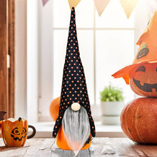 Load image into Gallery viewer, Halloween Decoration Pointed Hat Gnome Ornament
