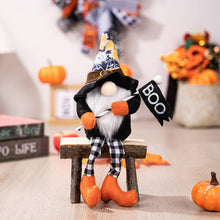 Load image into Gallery viewer, Halloween Ornament Hanging Legs Witch Hat Gnome
