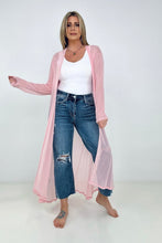 Load image into Gallery viewer, Zenana "Eden" Mesh Long Sleeve Duster Kimono
