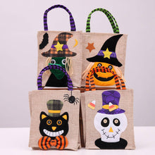 Load image into Gallery viewer, Halloween Decoration Kids Party Dress Up Linen Goodie Bags
