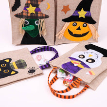 Load image into Gallery viewer, Halloween Decoration Kids Party Dress Up Linen Goodie Bags
