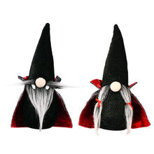 Load image into Gallery viewer, Halloween Black Witch Cloak Hat Vampire Gnome
