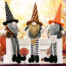 Load image into Gallery viewer, Halloween Decoration Witch Hat Gnome Ornament
