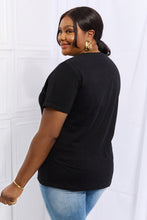 Load image into Gallery viewer, Simply Love Full Size NEVER GIVE UP Graphic Cotton Tee
