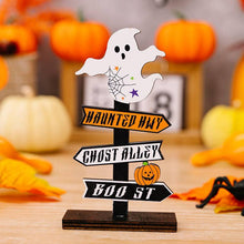 Load image into Gallery viewer, Halloween Decoration Pumpkin Letters Wooden Ornament
