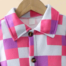 Load image into Gallery viewer, Printed Collared Neck Trench Coat
