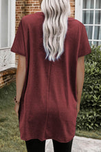 Load image into Gallery viewer, Side Pockets Short Sleeve Tunic Top
