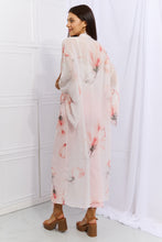 Load image into Gallery viewer, OneTheLand Pick Me Floral Chiffon Kimono Cardigan
