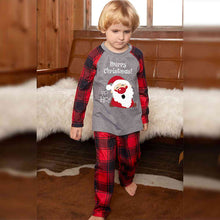 Load image into Gallery viewer, MERRY CHRISTMAS Graphic Top and Plaid Pants Set
