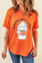 Load image into Gallery viewer, Pumpkin Spice Weather Graphic Tee
