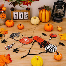 Load image into Gallery viewer, Halloween Decorations Wooden Pumpkin Hanging Ornaments
