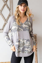 Load image into Gallery viewer, Hopely Long Sleeve Hoodie with Contrasted Detailing
