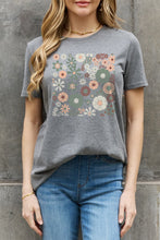 Load image into Gallery viewer, Simply Love Full Size Flower Graphic Cotton Tee
