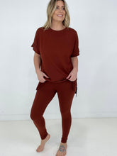 Load image into Gallery viewer, Zenana "Discover Comfort" Brushed DTY Microfiber Top &amp; Legging Set
