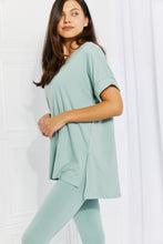 Load image into Gallery viewer, Zenana Self Love Full Size Brushed DTY Microfiber Lounge Set in Dusty Green
