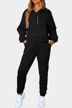 Load image into Gallery viewer, Half-Zip Sports Set with Pockets
